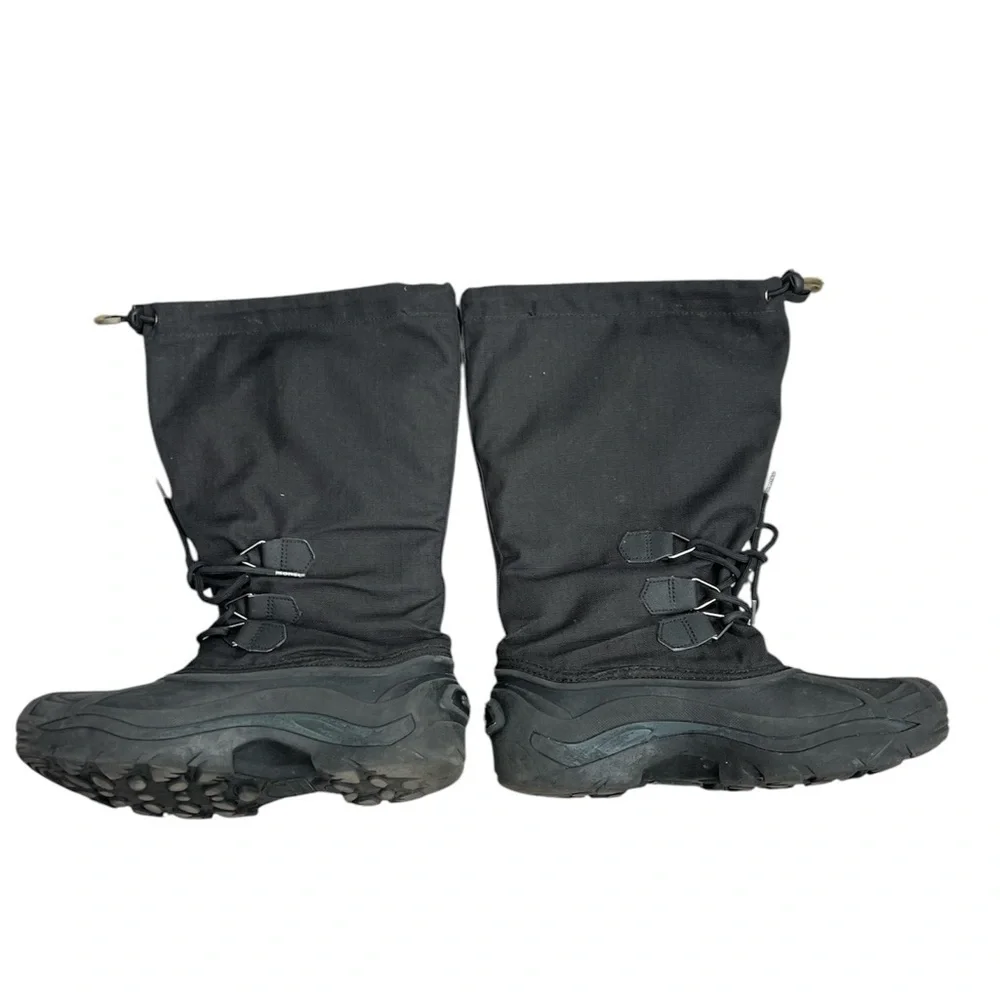 Sorel Glacier black insulated tall winter snow boots 7 250cm